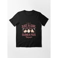thumbnail image 1 of Guinea Pig Shirt Just A Girl Who Loves Cavy Rodent Pets Womens Unisex T-Shirt up to Size 5XL, 1 of 2