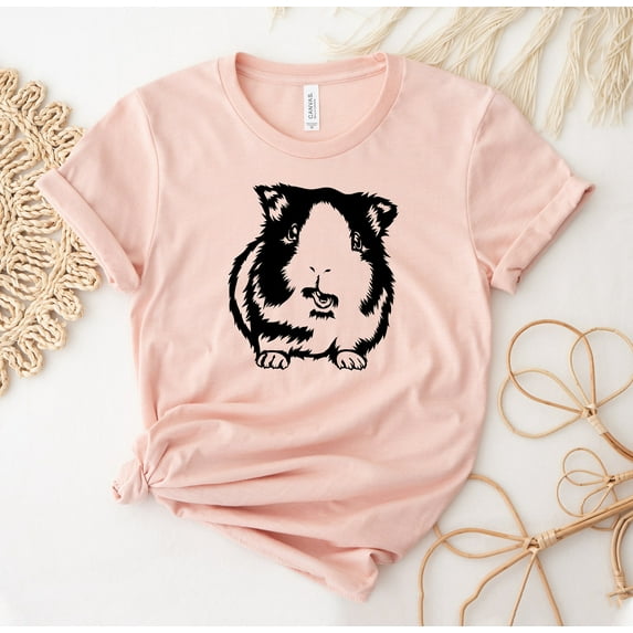 Guinea Pig T-shirt Funny Shirt Lover Gift Pet Top Animal Tee Nerd Mothers Day Cute Little Black Hipster T Cuteness Pop Corning Boar Fashion Dope