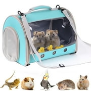 Guinea Pig Travel Carrier Backpack,Lizard Backpack Carrier,Space Capsule Clear Bubble Window Astronaut Reptile Carrier Backpack for Bearded Dragon,Sugar Glider,Bunny