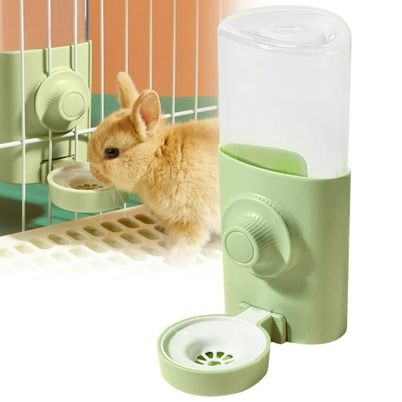 Guinea Pig Water Bottle, Hanging Rabbit Water Bottle Cage, Hanging Water Fountain Automatic Water Dispenser, No-Drip Water Bottle/Feeder, for Cages, Crates or Wall Mount