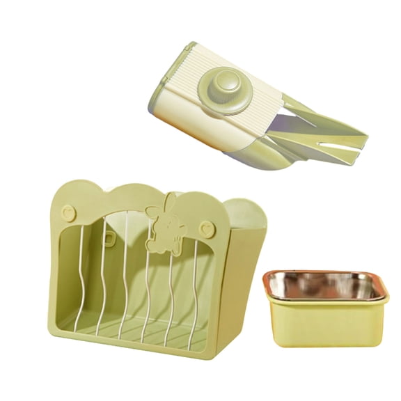 Guinea Pigs Hay Feeder Food Feeder Cage Hanging Hay Feeding Rack Squirrels Feeding Bowl Grass Rack for Hamster