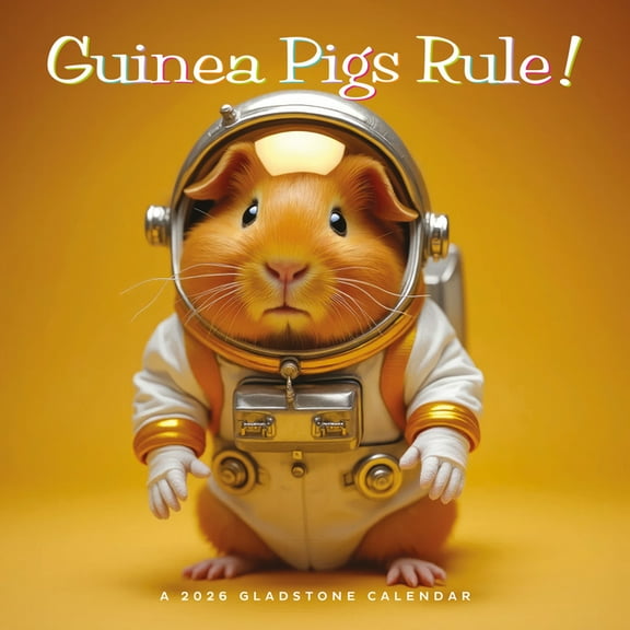 Guinea Pigs Rule!: 12x12 Wall, (Paperback)