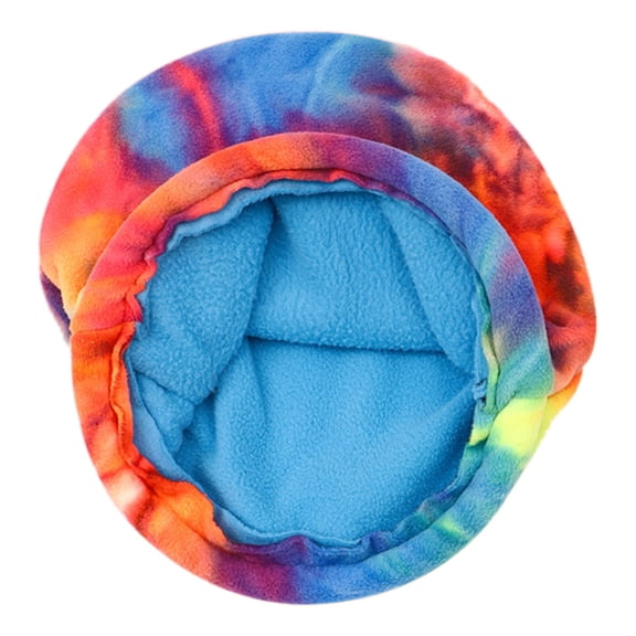 Guinea Pigs Soft Furry Cave Bed Cage Accessories Bedding Cage Essential Winter Snuggle Cave Warm Bed Scratch-Resistant