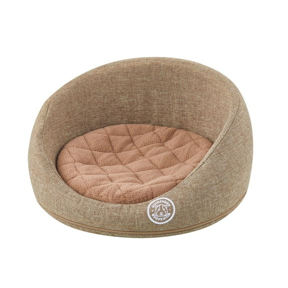 GuineaDad Memory Foam Comfort Sofa for Guinea Pigs – Orthopedic Sofa – Memory Foam Bed for Small Animals | Light Brown