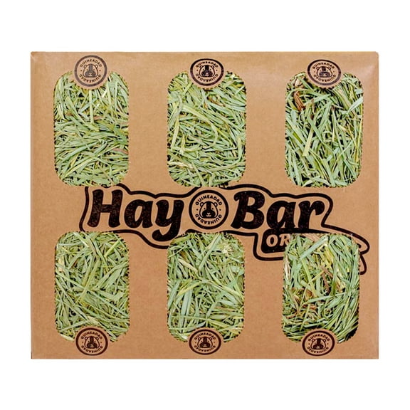 GuineaDad Nourish Series Orchard Hay Bar (5-Pack) All-Natural Orchard Hay Treats for Guinea Pigs & Small Animals