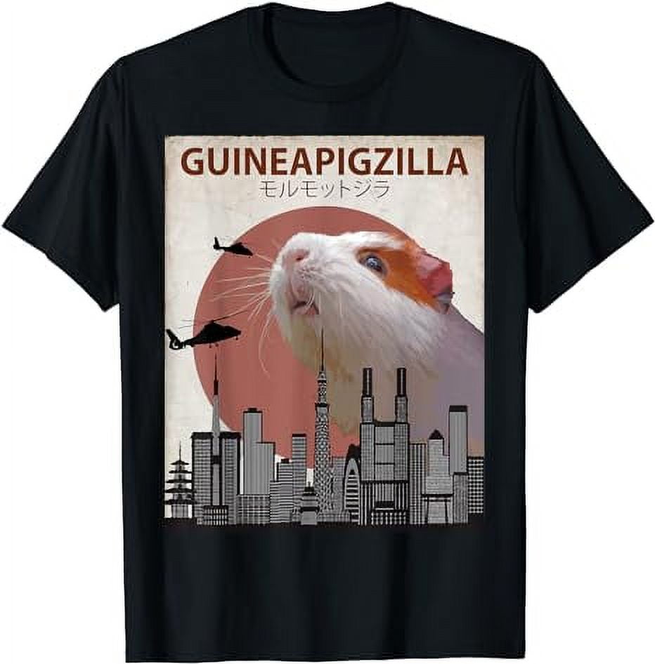 Guineapigzilla Funny Guinea Pig T-Shirt Gift