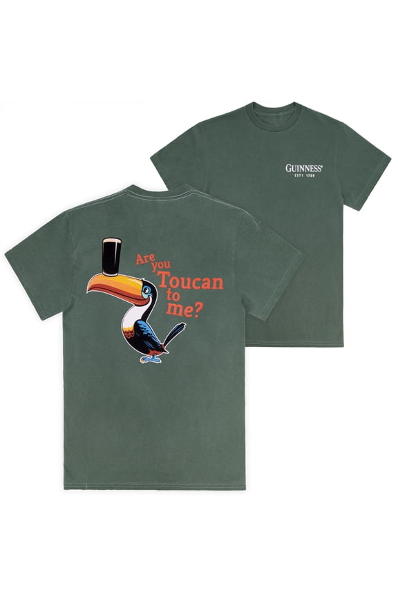 Are You Toucan to Me? Gilroy Front Back Print Premium T-Shirt-Medium