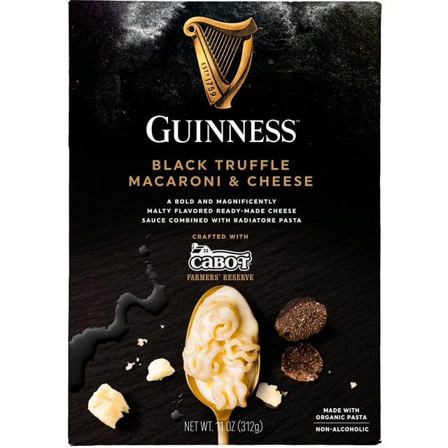 Guinness, Black Truffle Macaroni & Cheese Crafted with Cabot Farmers