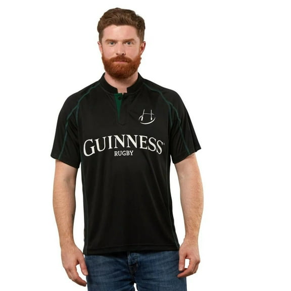 Guinness Black and Green Rugby Jersey