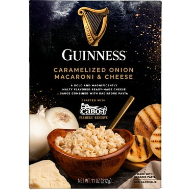 Guinness Caramelized Onion Macaroni & Cheese with Organic Pasta, 11 oz Box, Shelf-Stable