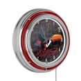 thumbnail image 1 of Guinness Chrome Double Rung Neon Clock, 1 of 6