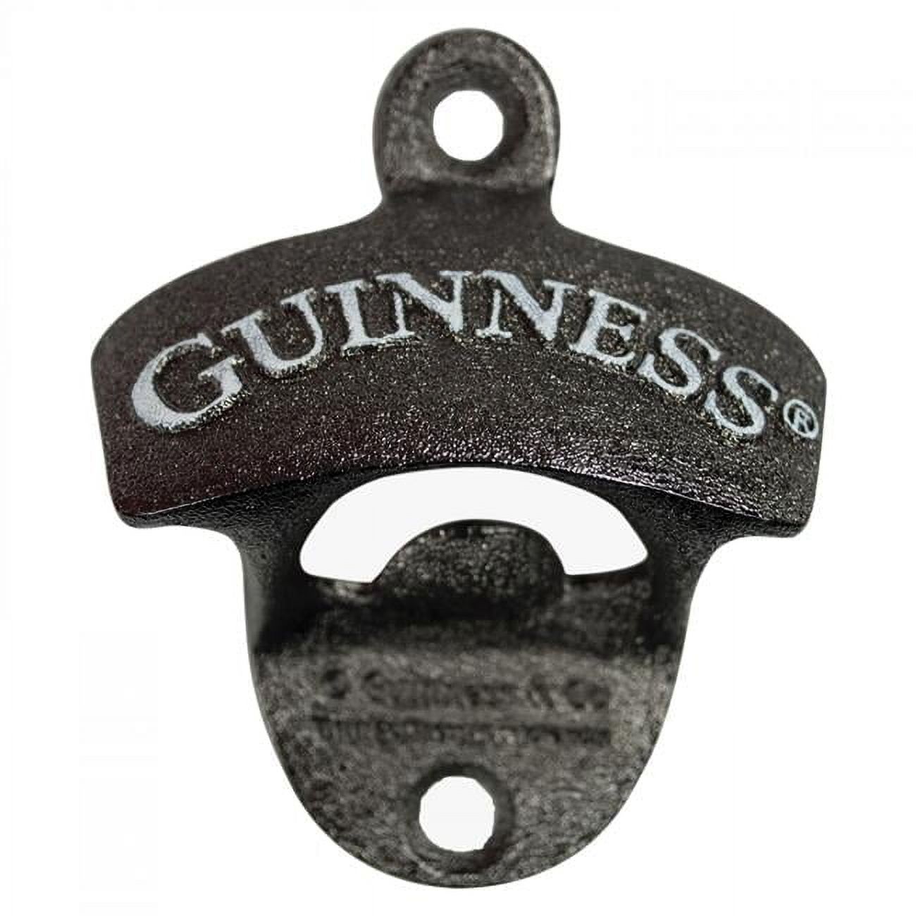 New Guinness Wall Mounted Beer Bottle Bar Opener Solid Metal With Hardware