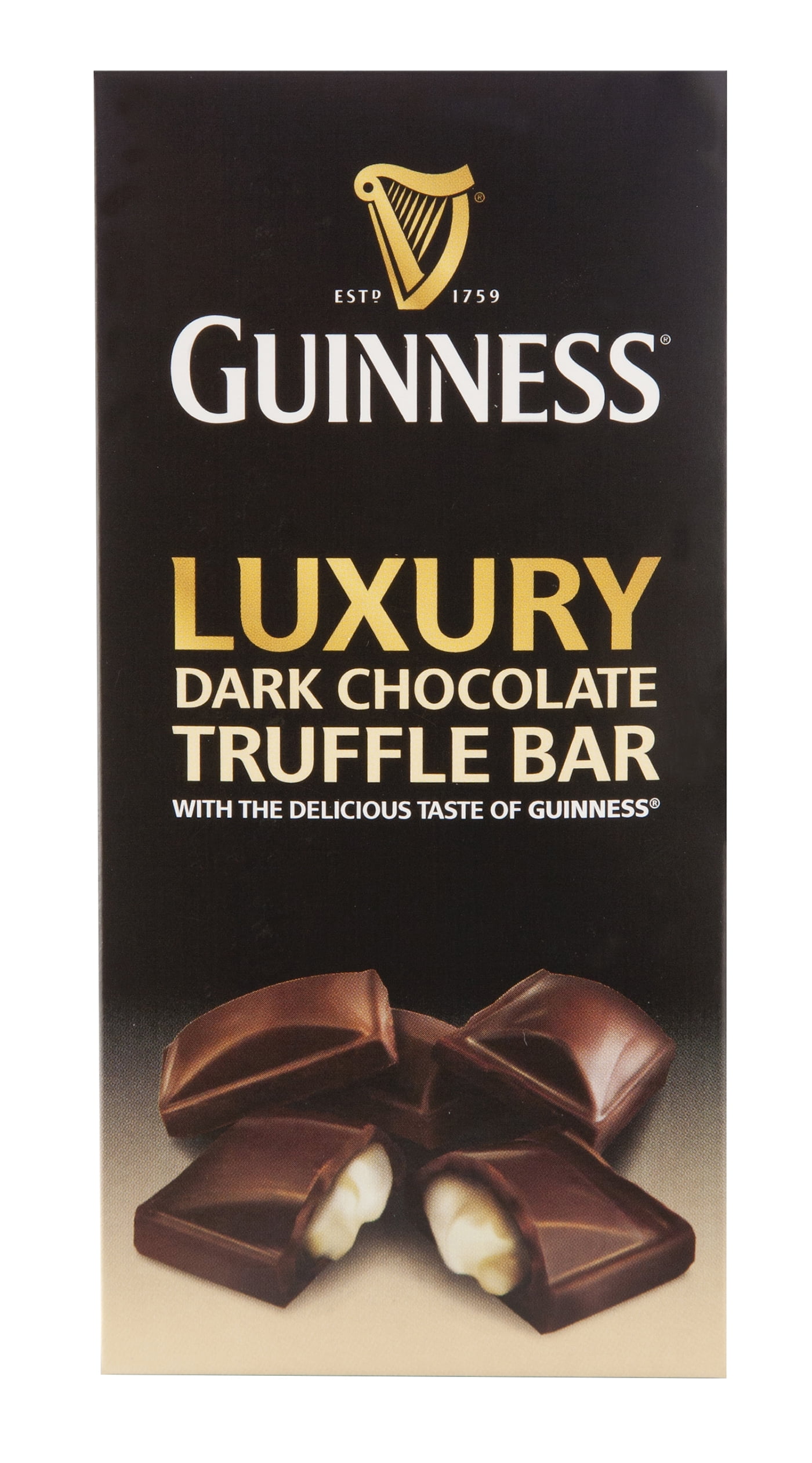 Guinness Dark Chocolate Truffle Bar, 3.1oz (90g)