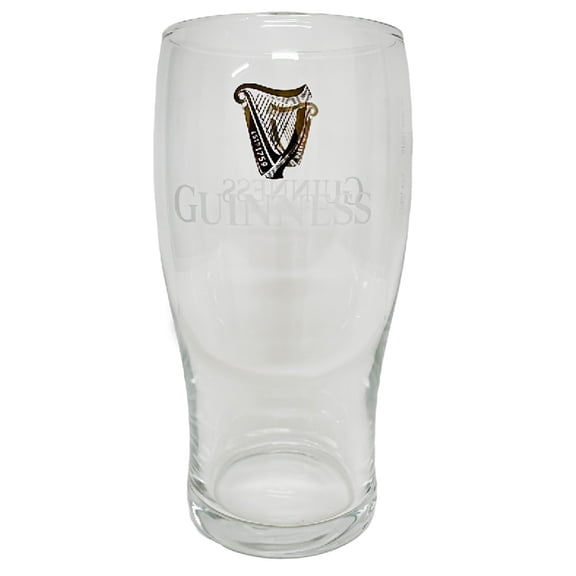 Guinness Draught Pint Glass 20oz (Pack of 1)