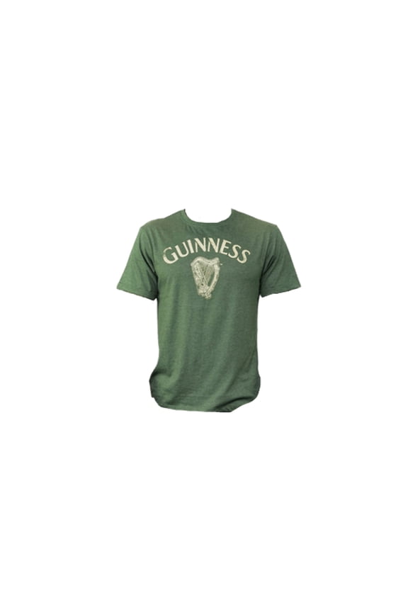 Guinness Green Vintage Heathered Harp T-Shirt