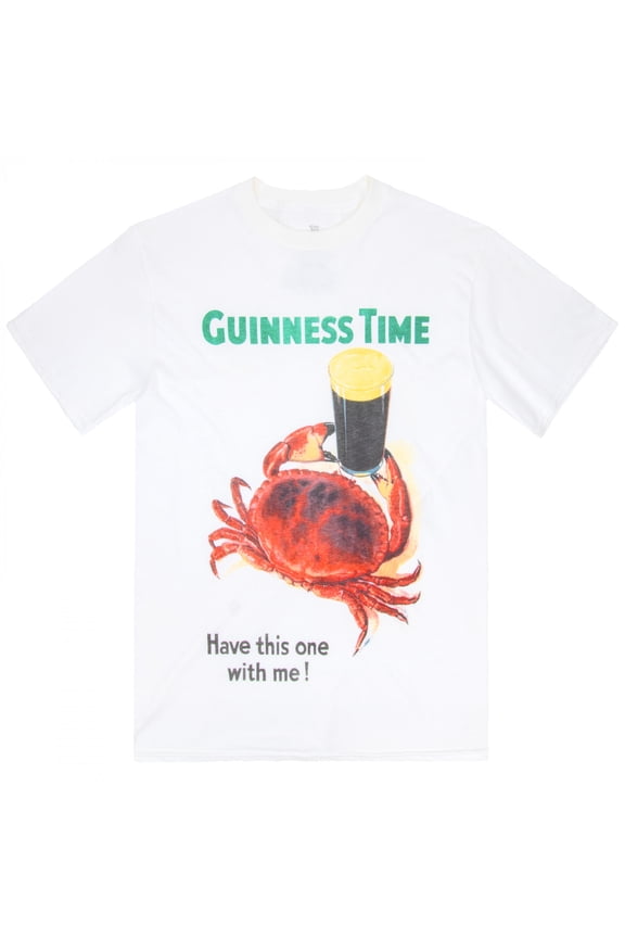 - Guinness Time Big Crab T-Shirt-Large