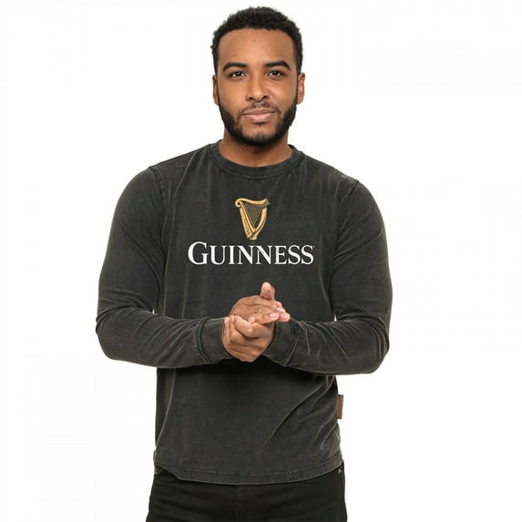 Guinness Harp Logo Cotton Sweatshirt-Medium