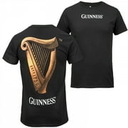 Guinness Harp Logo Front and Back Print T-Shirt-2XLarge