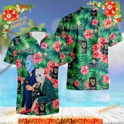 Guinness Hawaiian Shirt, Halloween Michael Myers Jason Voorhees Tropical Flora Aloha Shirt