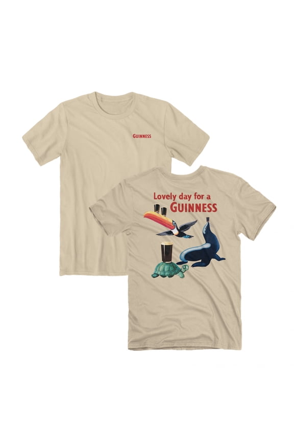 Iconic Characters Front and Back Print T-Shirt-Large
