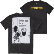 Guinness Lovely Day March Front and Back Premium Mineral Wash T-Shirt-2XLarge