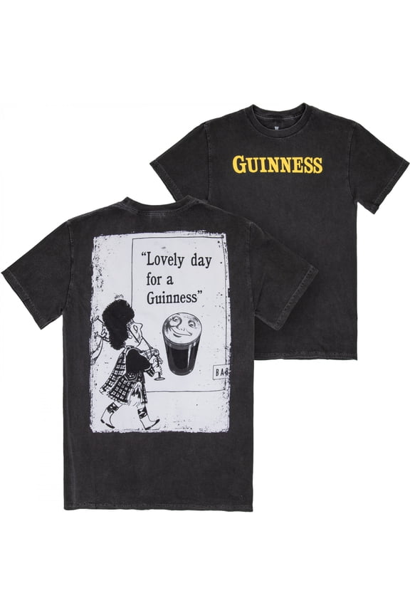 Lovely Day March Front and Back Premium Mineral Wash T-Shirt-Large