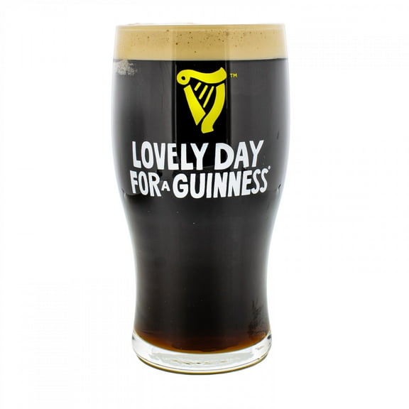 Guinness Lovely Day for a Guinness Pint Glass