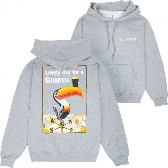 Guinness - Lovely Day for a Guinness Toucan Grey Colorway Hoodie-2XLarge