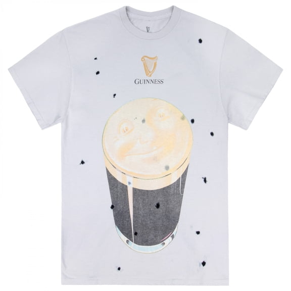 Guinness Man In The Moon Pint Premium Pigment Dye T-Shirt-Medium