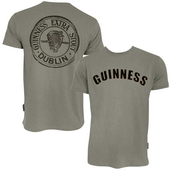 Guinness Men's Heather Green Bottle Cap T-Shirt-2XLarge