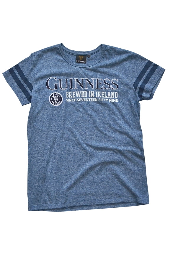 Men's 100% Cotton Navy T-Shirt - With Brewed in Ireland Since 1759 Text