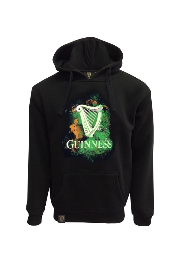Men's Irish Harp Black Hoodie