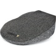 Guinness Official Men's Cotton Tweed Flat Cap Newsboy Adult Irish Hat Grey Color