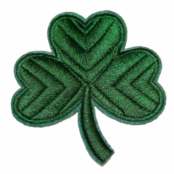 Guinness Shamrock Clover Logo 3" Tall Embroidered PATCH