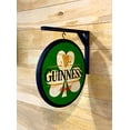 thumbnail image 1 of Guinness Shamrock Double-Sided Pub Sign Green, Black, red, 1 of 4