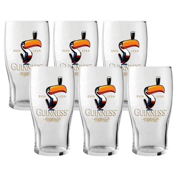 Guinness Toucan 20oz Pint Glass