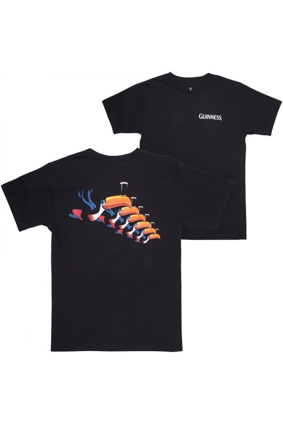 Toucan Flock Flight Front and Back Print T-Shirt-Medium