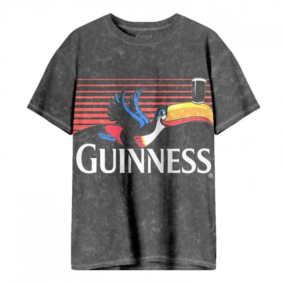 Guinness Toucan Soaring Mineral Wash T-Shirt-XLarge