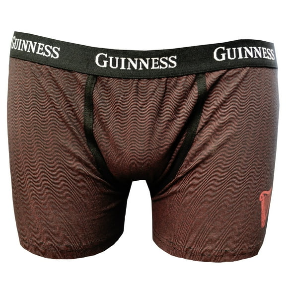 Guinness Underwear Boxer Briefs for Men Black Red Color