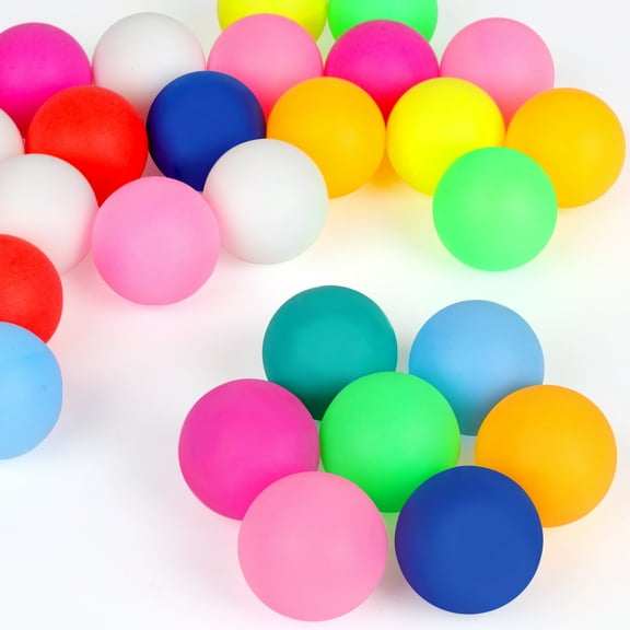 Guirnd 28 Pcs Colored Ping Pong Balls, 40mm Table Tennis Balls ,Ping Pong Balls For Game or Arts, Pong Balls for Kids,Pet Toys