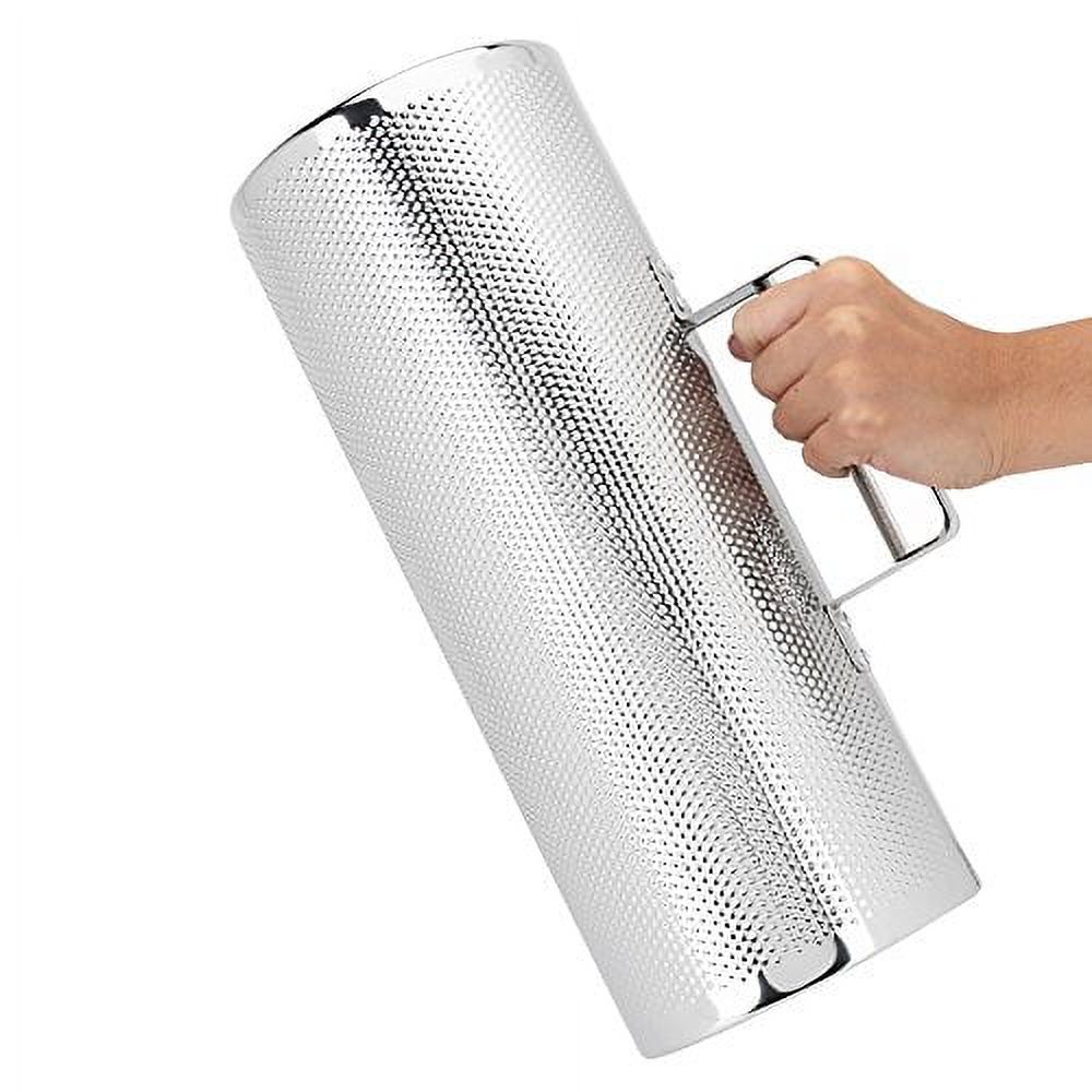 Guiro Instrument, 5x12.8'' Professional Stainless Steel Guiro Percussion Instrument Metal Guiro