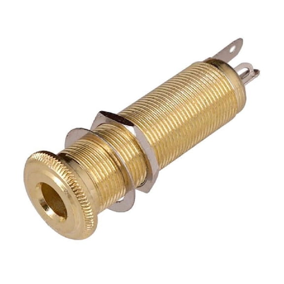 Guitar 1/4" Barrels Jacks Cylinder Output Jacks Guitar Accessories with 4 Pin