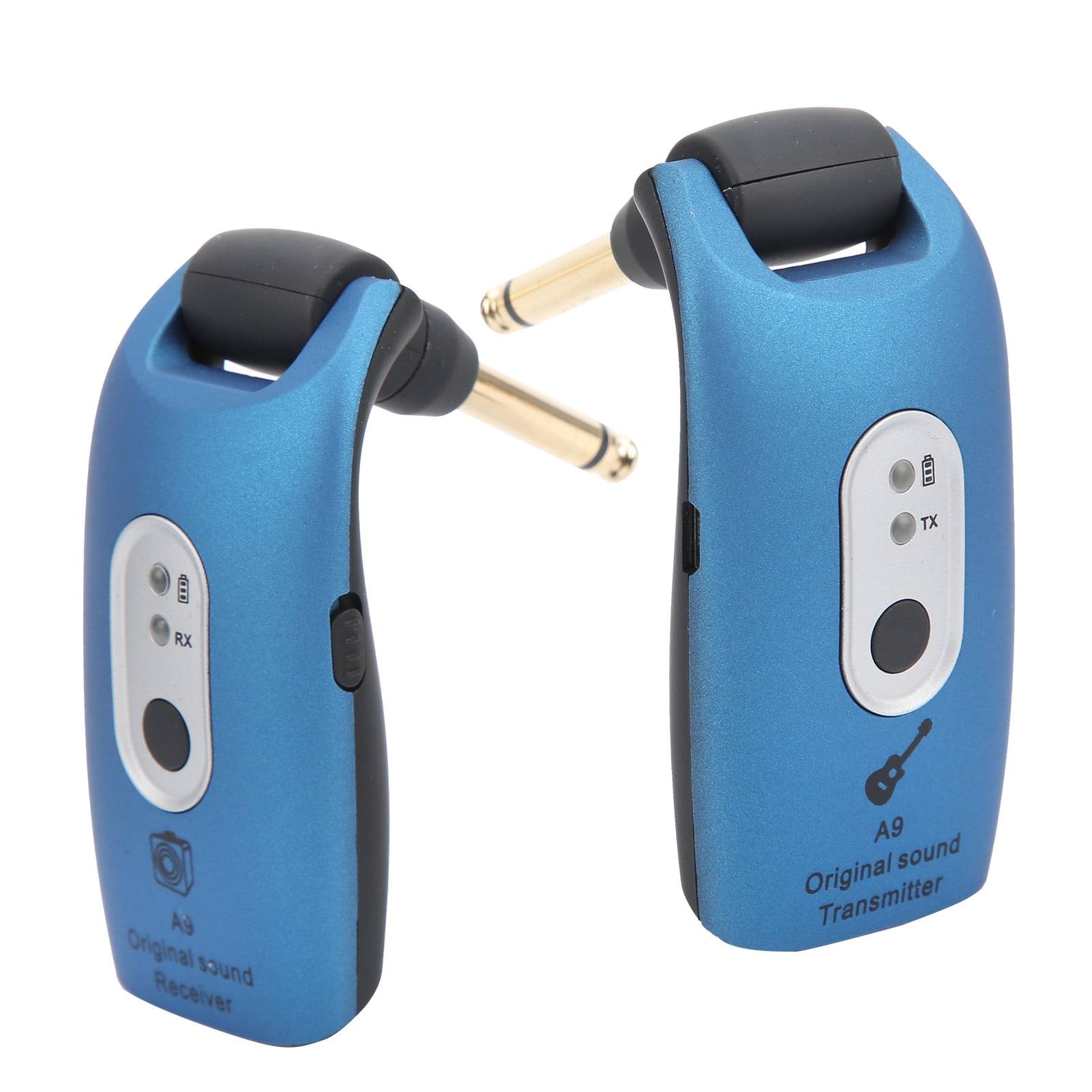 Guitar , 2.4G Uncompressed 2.4GHz Wireless Guitar Receiver For Guitar Bass Blue