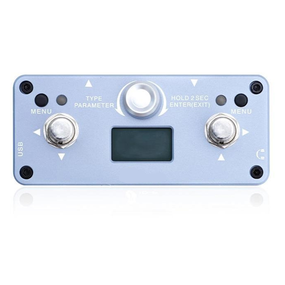 Guitar Accessories Effect Pedal Multiple Effects 16 User Modes Swith Small and Convenient Blue