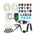 thumbnail image 1 of Guitar Accessories Kit,Acoustic Guitar Changing Tool,Including Acoustic Strings, Picks, Capo, Winder&Cutter, T Guitar String, 1 of 7