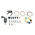 thumbnail image 1 of Guitar Accessory Kit 3 Set Metal Strings Bridge Pin Winder Capo Picks Replacement Pack, 1 of 8