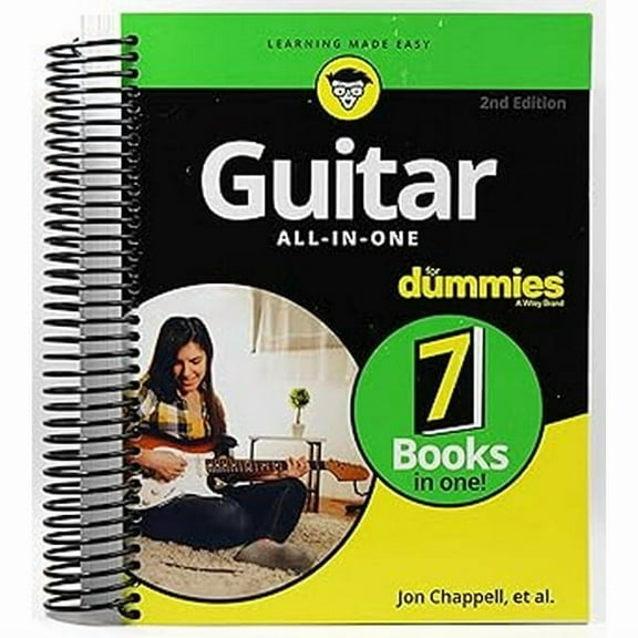 Guitar All-In-One for Dummies: Book + Online Video and Audio Instruction (Spiral Bound)