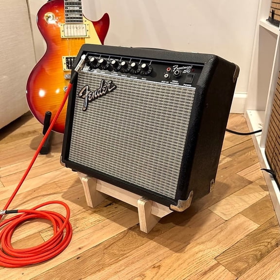 Guitar Amp Stand No Tools Wooden Low Profile Amplifier Stand Easy Assembly