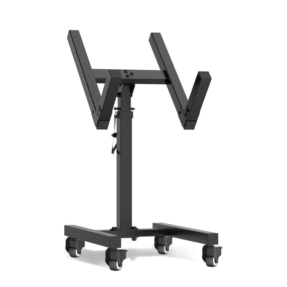 Guitar Amplifier Stand Height & Angle Adjustable Mobile Amp Stand with Locking Wheels, Fits Combo Amps & Speaker Cabinets Up to 66 lbs