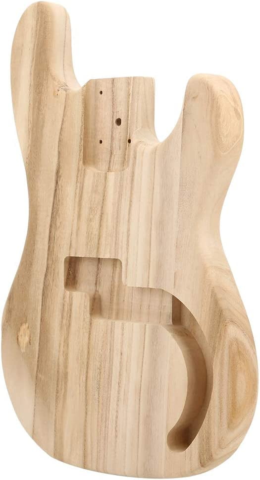 Guitar Bass Body, Chinese Red Maple Guitar Barrel Body for Style DIY
